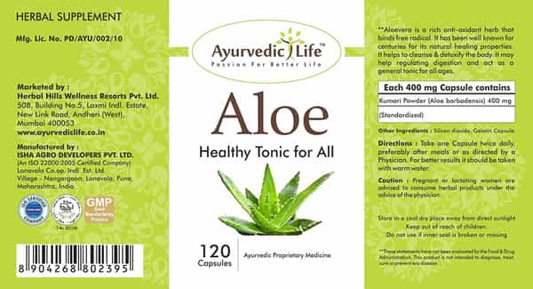 Ayurvedic Life Triphala Tablets 120 Count Pack Of 2 Natural