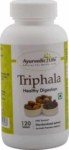 Ayurvedic Life Triphala Tablets 120 Count Pack Of 2 Natural