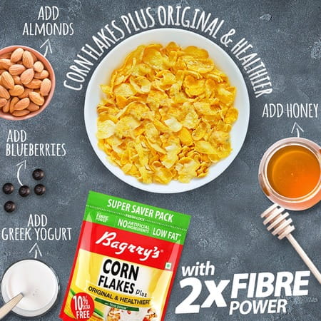 Bagrrys Cornflake Plus Original & Healthier 800g Pp