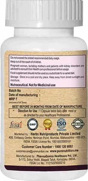 Pure Nutrition Detox Liver Milk Thistle Ultra Support Healthy Liver Function - 60 Veg Capsules