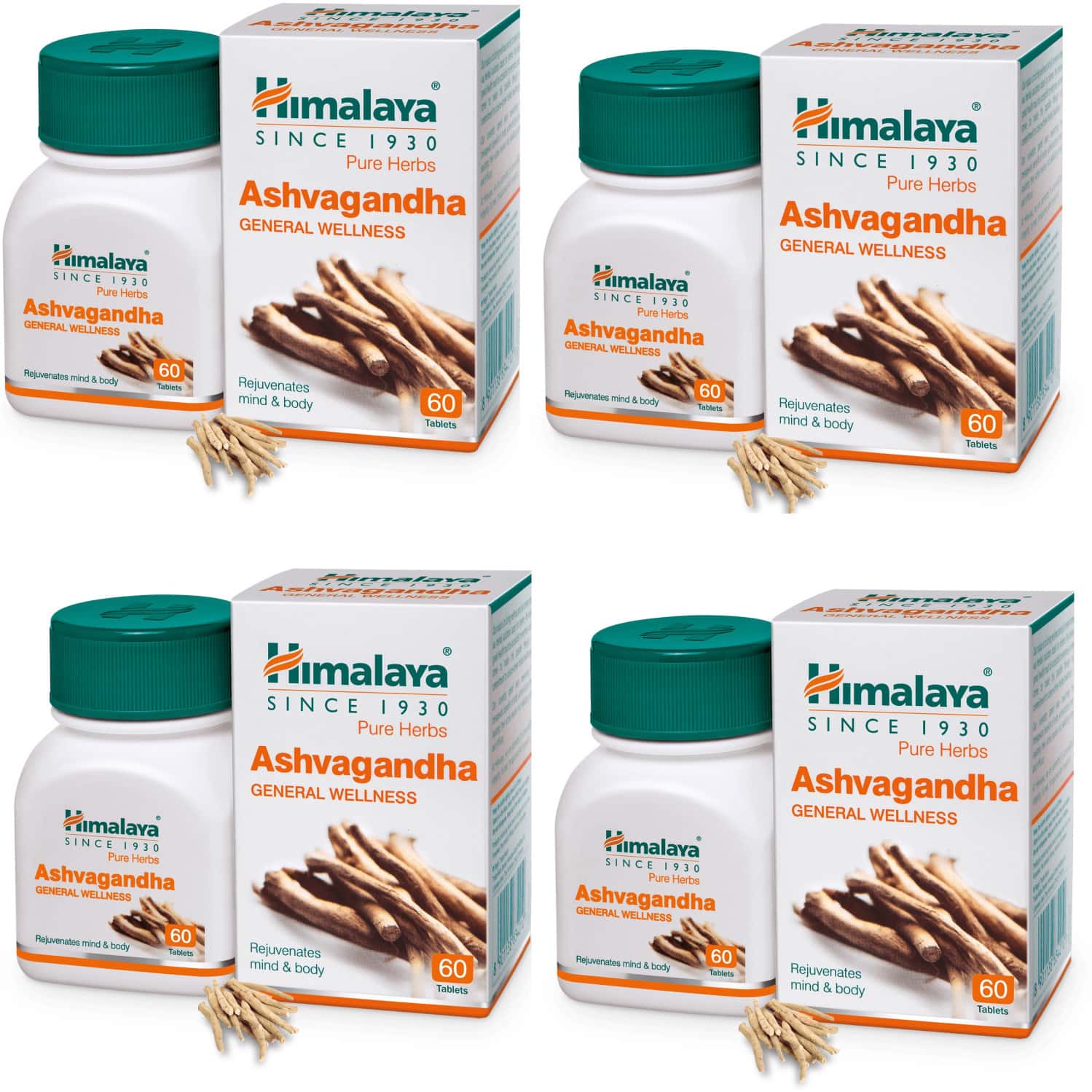 Himalaya Ashwagandha Immunity Booster Tablets Bottle Of 60 (pack Of 6)