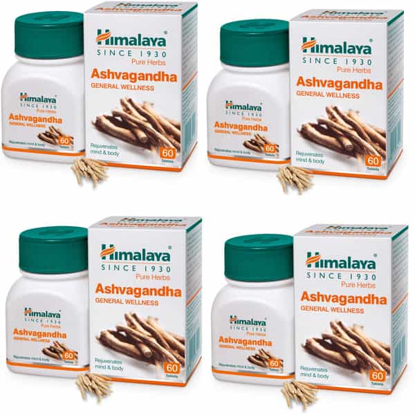 Himalaya Ashwagandha Immunity Booster Tablets Bottle Of 60 (Pack Of 6)