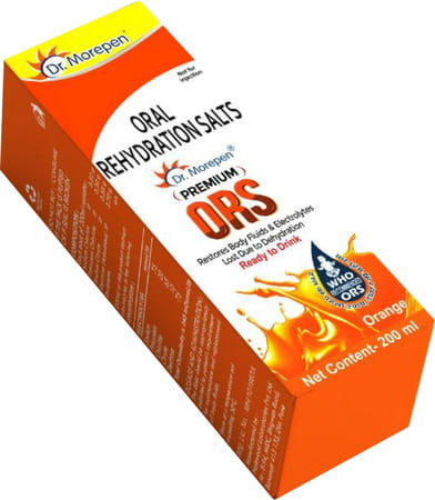 Dr. Morepen Premium Ors Ready To Drink | Orange | 200 Ml
