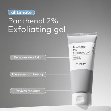 The Face Shop Alltimate Panthenol 2% Exfoliating Gel Scrub | Aha/Bha/Lha/Pha - 150ml