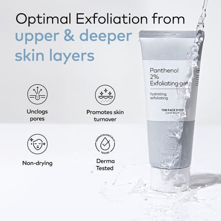 The Face Shop Alltimate Panthenol 2% Exfoliating Gel Scrub | Aha/Bha/Lha/Pha - 150ml