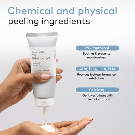 The Face Shop Alltimate Panthenol 2% Exfoliating Gel Scrub | Aha/Bha/Lha/Pha - 150ml