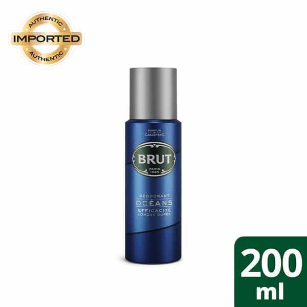Brut Ocean Deodorant Spray For Men Long-Lasting Refreshing Fragrance Imported 200 Ml