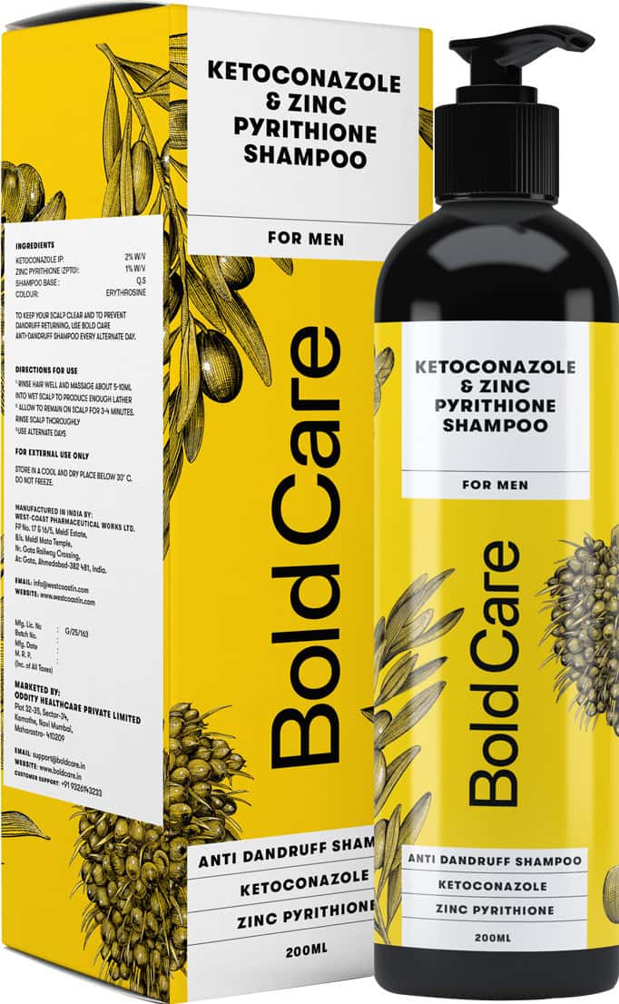 Bold Care Anti Dandruff Shampoo For Men 200 Ml
