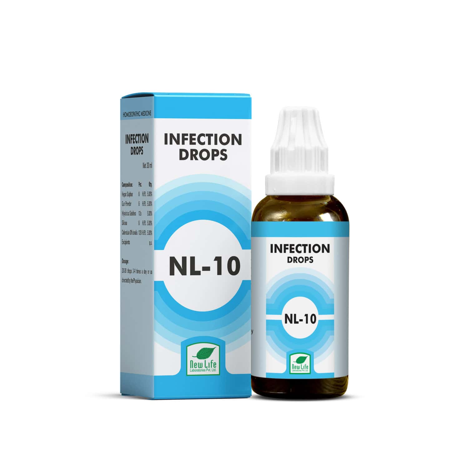 New Life Nl 10 Infection Drops | 30ml