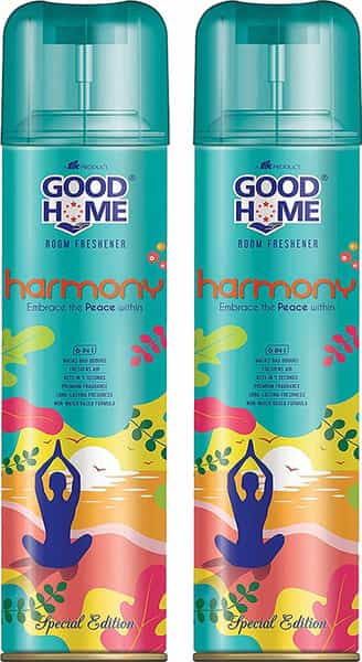 Good Home Harmony Spray - Room & Air Freshner (2 X 130 Ml)