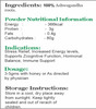 Ojasveda Ashwagandha Powder 100 Gm