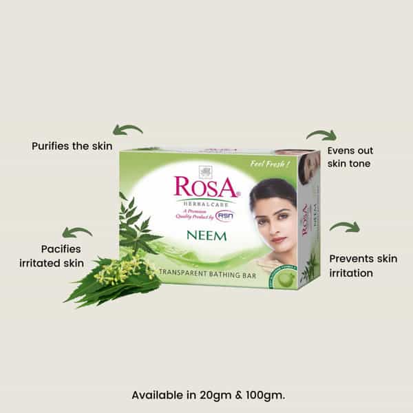 Rosa Transparent Strawberry & Peach & Olive Gel Soap I Skin Conditioners I Pack 4 *100G Each