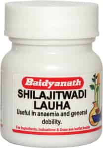 Baidyanath Asli Ayurved Shilajitvadi Loha 40 Tablets (pack Of 2)