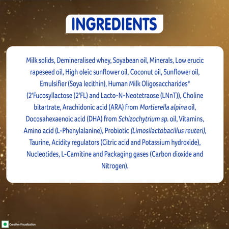 Nestle Nan Excella Pro 1 Infant Formula Milk Powder | (Up To 6 Months) | 400g Tin With Smartlid