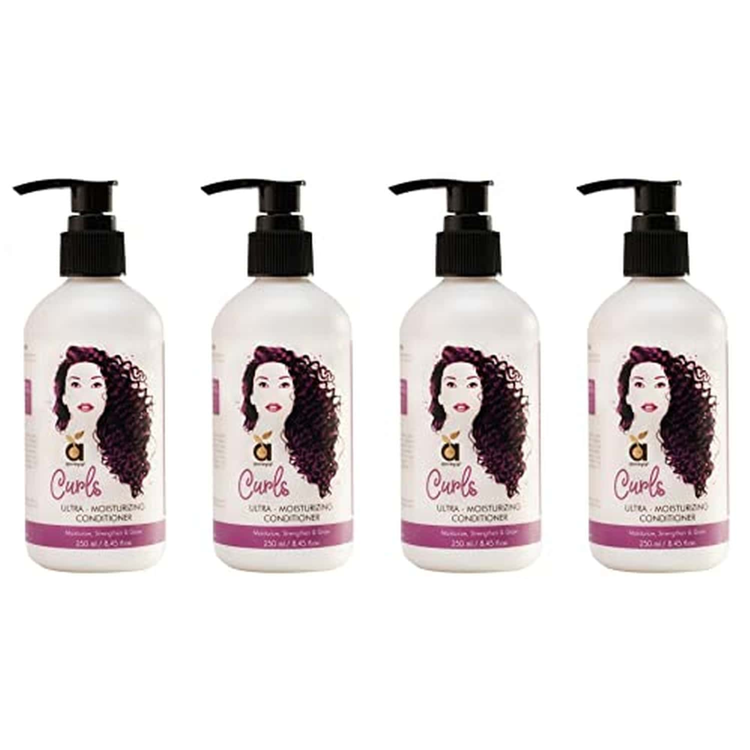 Anveya Curls Ultra-Moisturizing Conditioner|For Unisex With Curly Hair|250ml Xpack Of 4