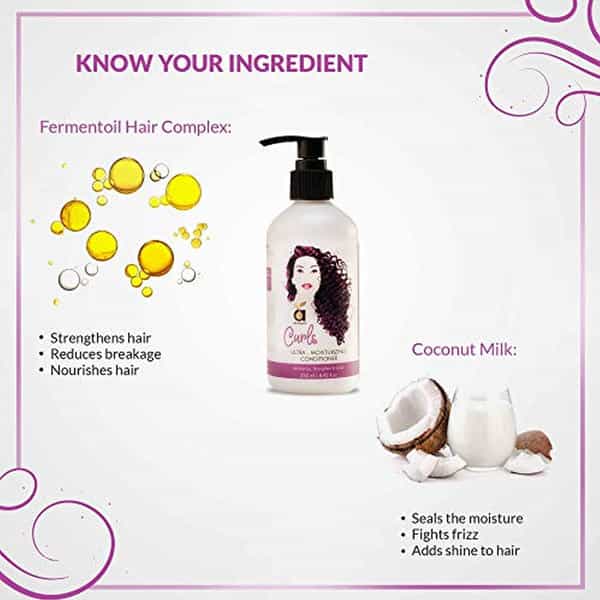 Anveya Curls Ultra-Moisturizing Conditioner|For Unisex With Curly Hair|250Ml Xpack Of 4