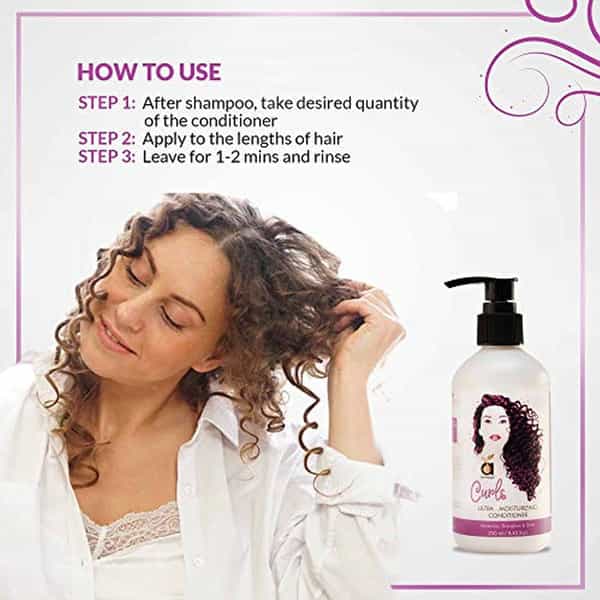 Anveya Curls Ultra-Moisturizing Conditioner|For Unisex With Curly Hair|250Ml Xpack Of 4