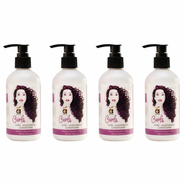 Anveya Curls Ultra-Moisturizing Conditioner|For Unisex With Curly Hair|250Ml Xpack Of 4