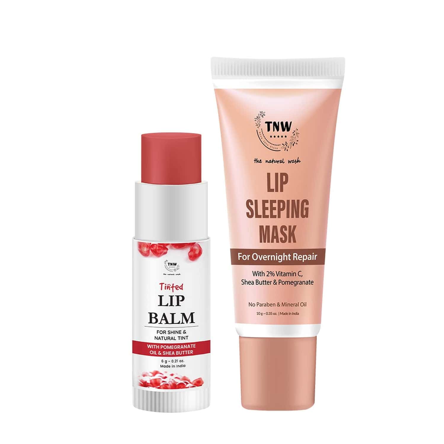 Buy TNWTHE NATURAL WASH LIP CARE COMBO WITH LIP SLEEPING MASK AND