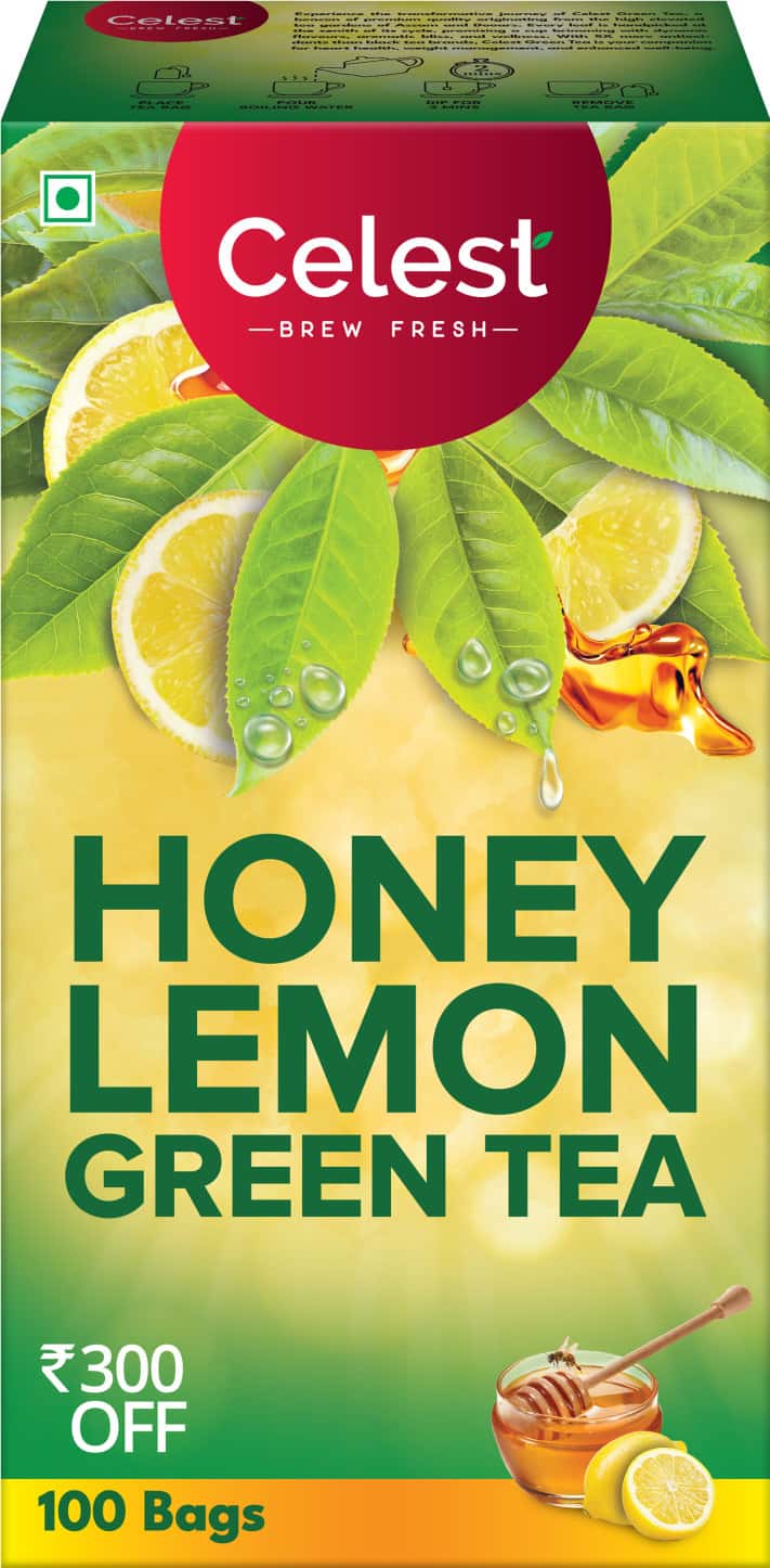 Celest Green Tea 100 Bags - Lemon & Honey