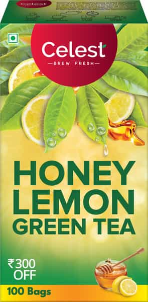 Celest Green Tea 100 Bags - Lemon & Honey