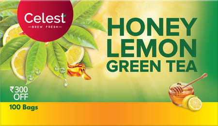 Celest Green Tea 100 Bags - Lemon & Honey