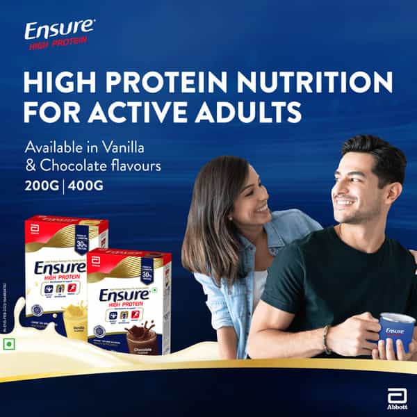 Ensure | High Protein Nutrition For Adults | Vanilla | Box 200 Gm