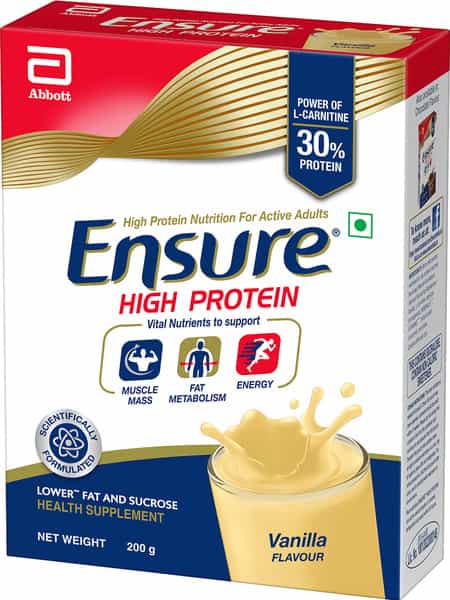 Ensure | High Protein Nutrition For Adults | Vanilla | Box 200 Gm