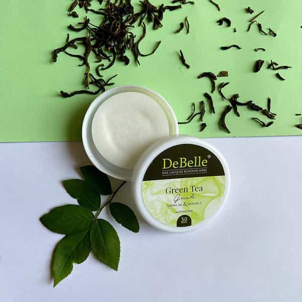 Debelle Nail Polish Remover Wipes Combo Of 3 - Blueberry Blush | Green Tea Gush & Lime Lush
