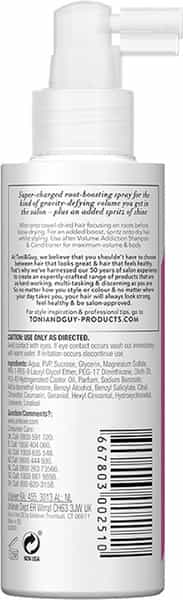 Toni & Guy 3D Volumiser Hair Spray For Styling | Creates Body | Fullness & Adds Shine | 150Ml