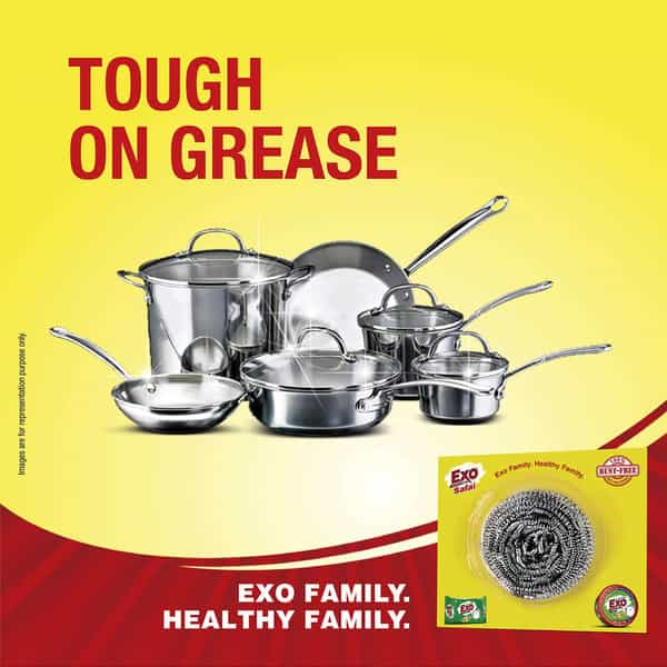 Exo Steel Scrubber (Set Of 3)