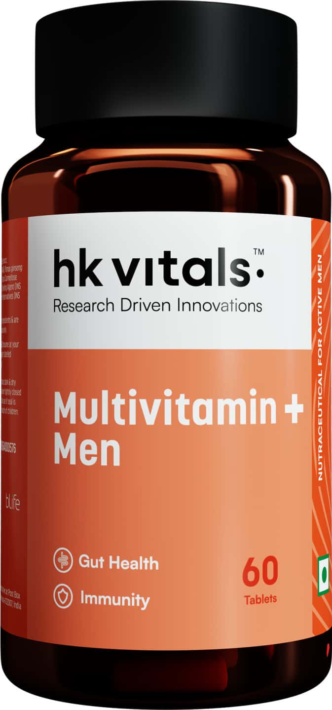 Hk Vitals Multivitamin Plus Men (60 Tablets) | Daily Multivitamin For Men