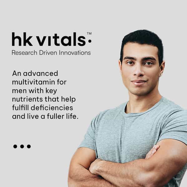 Hk Vitals Multivitamin Plus Men | 60 Tablets | Daily Multivitamin | Supports Heart | Bone