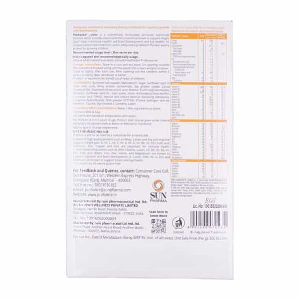 Prohance Junior Chocolate Flavour Box 400 Gm