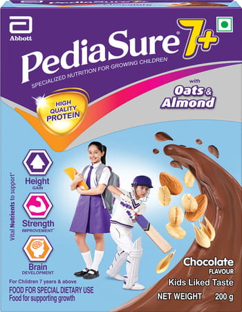 Pediasure 7+ With Oats & Almond Chocolate Box 200 Gm