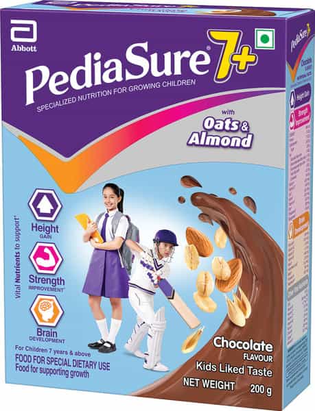 Pediasure 7+ With Oats & Almond Chocolate Box 200 Gm