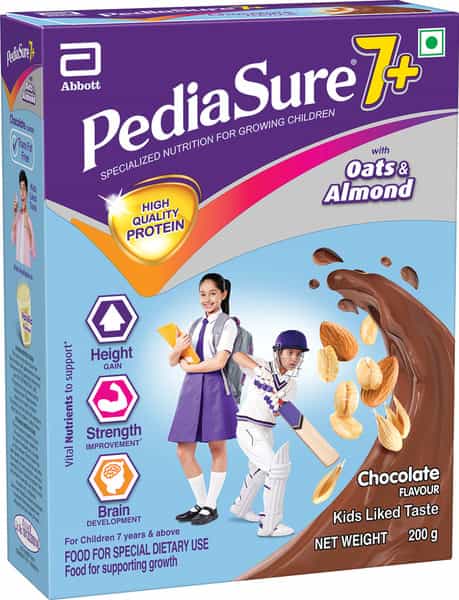 Pediasure 7+ With Oats & Almond Chocolate Box 200 Gm