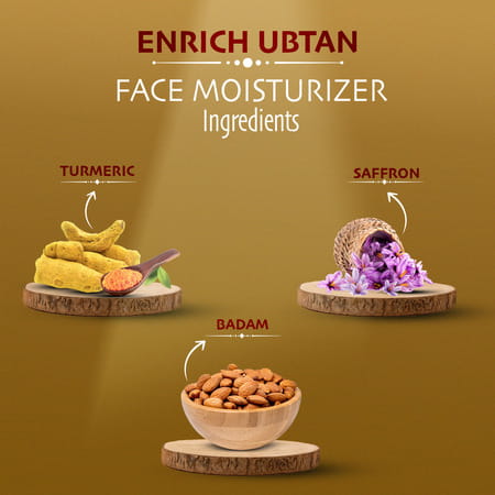 Meera Enrich Ubtan Face Moisturizer For Long Lasting Moisturizing & Brightening Skin | 80g