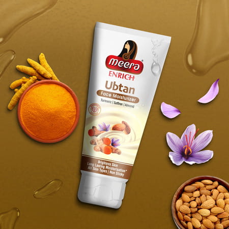 Meera Enrich Ubtan Face Moisturizer For Long Lasting Moisturizing & Brightening Skin | 80g
