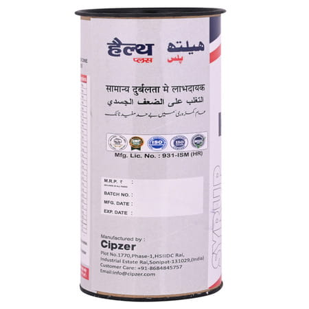 Cipzer Health Plus Syrup 200ml | Herbal Support For Immunity| Energy & Healthy Metabolism