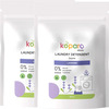 Koparo Laundry Detergent Powder Natural & Non Toxic Tough On Stains Lavender Fragrance -900 Gram X 2