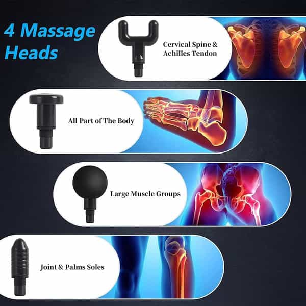 Auditech Body Massager Gun (Large) For Pain Relief