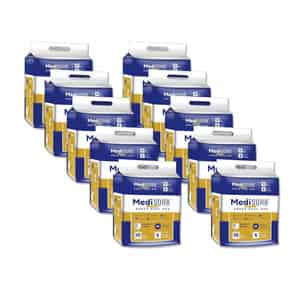Medisorb Adult Diaper Pants Small | Pull-ups | Elastic Waist Size 60-90 Cm | 10 Piece | Pack Of 10