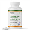 Inlife Calcium Magnesium Zinc Vitamin D K2 Folic Acid & B12- Bone & Joint Supplement- 120 Tablets