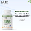 Inlife Calcium Magnesium Zinc Vitamin D K2 Folic Acid & B12- Bone & Joint Supplement- 120 Tablets