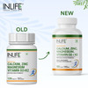 Inlife Calcium Magnesium Zinc Vitamin D K2 Folic Acid & B12- Bone & Joint Supplement- 120 Tablets