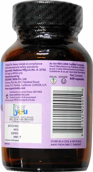 Organic India Tulsi Capsule 60