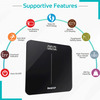 Beatxp Gravity Elite Digital Weighing Scale With Thick Tempered Glass|18 Months Warranty| Black