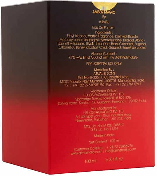 Ajmal Amber Magic Edp 100Ml Perfume For Men And Cd 99 Mukhallat Cp Attar 14Ml For Unisex