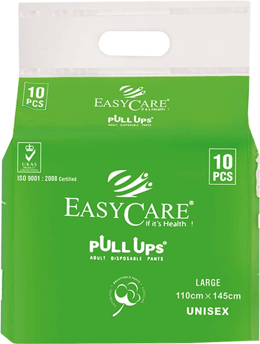 Easycare Disposable Adult Diaper Pants (Pull Up) Pack Of 10 Large (110 X 145 Cm)